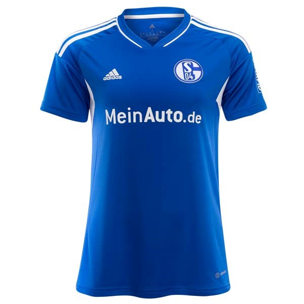 Camiseta Schalke 04 Replica Primera Ropa Mujer 2022/23